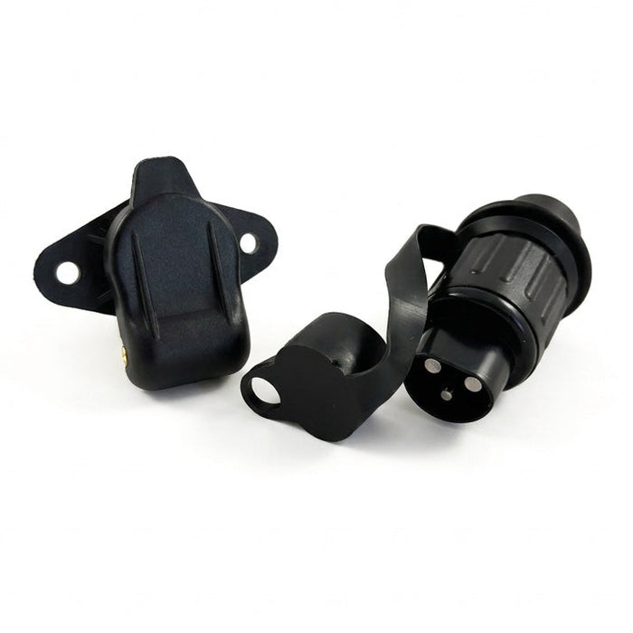 3 Pin Trailer Plug & Socket – 12V Waterproof Electrical Connectors