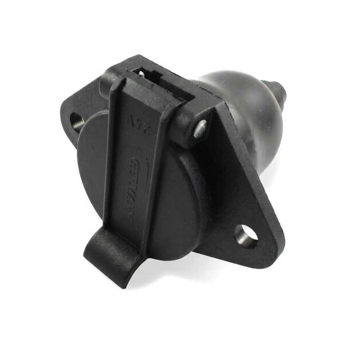 24N-Type (7 Pin) Trailer / Towing Socket- 24V Plastic