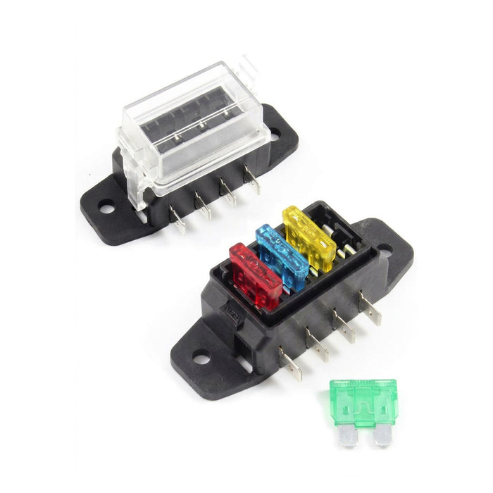 MTA 4 Way Blade Fuse Box- Side Terminal