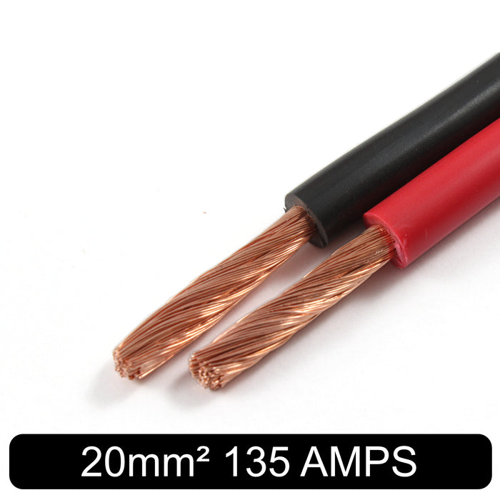 Hi-Flex 20mm² (135 AMPS) PVC Battery Cable