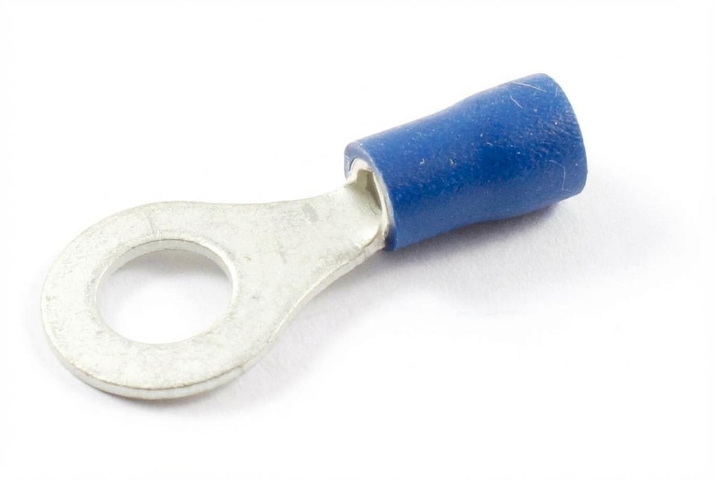 Ring Crimp Terminals - 1.5-2.5mm² Cable (Blue)