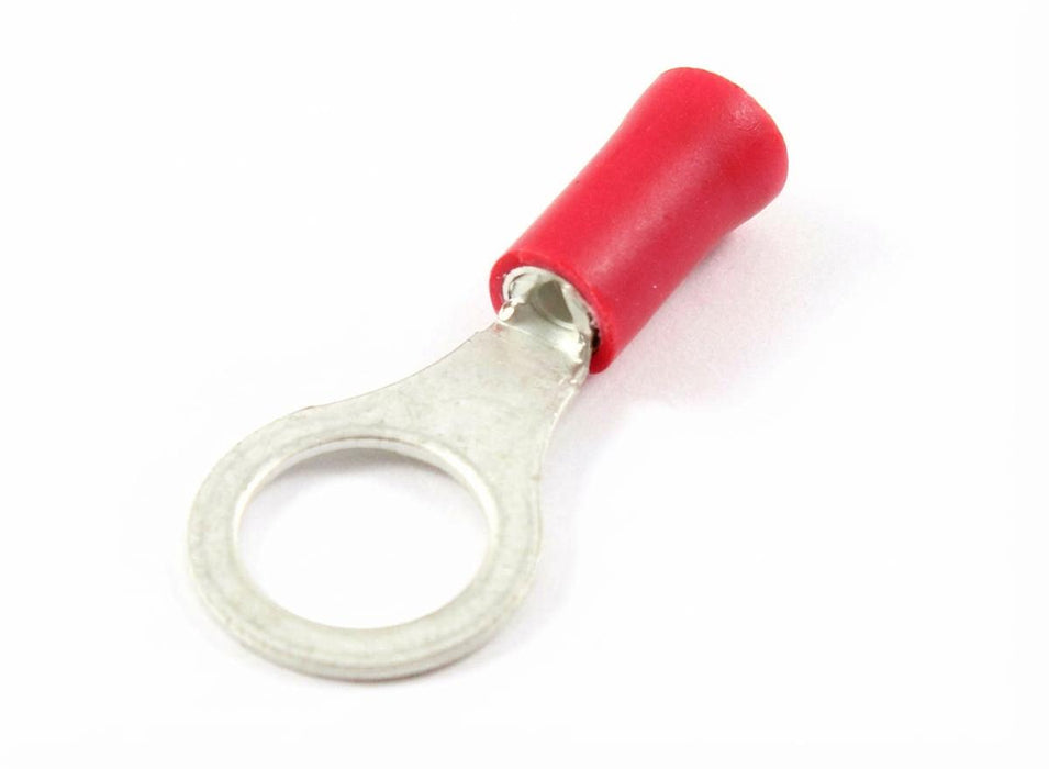 Ring Crimp Terminals - 0.5-1.5mm² Cable (Red)