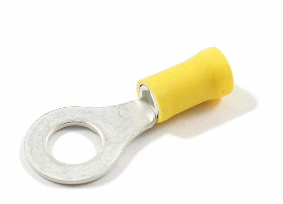 Ring Crimp Terminals - 4.0-6.0mm² Cable (Yellow)