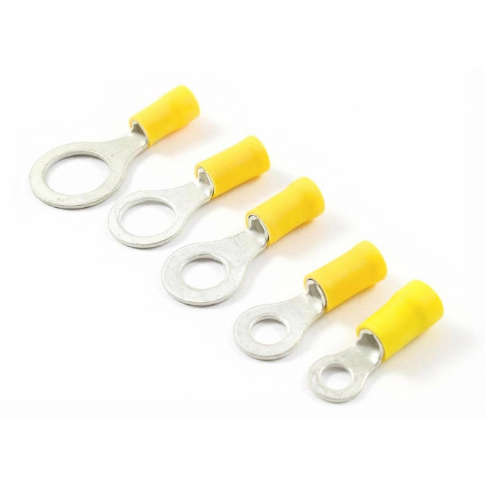 Ring Crimp Terminals - 4.0-6.0mm² Cable (Yellow)