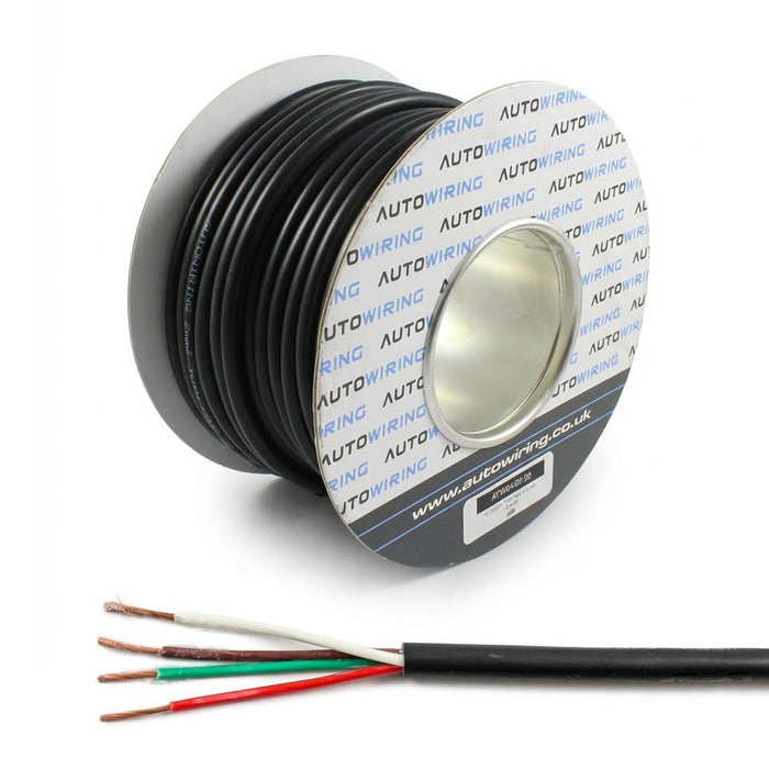 Thin Wall 4 Core Cable 0.75mm² 18 AWG (14 AMPS)