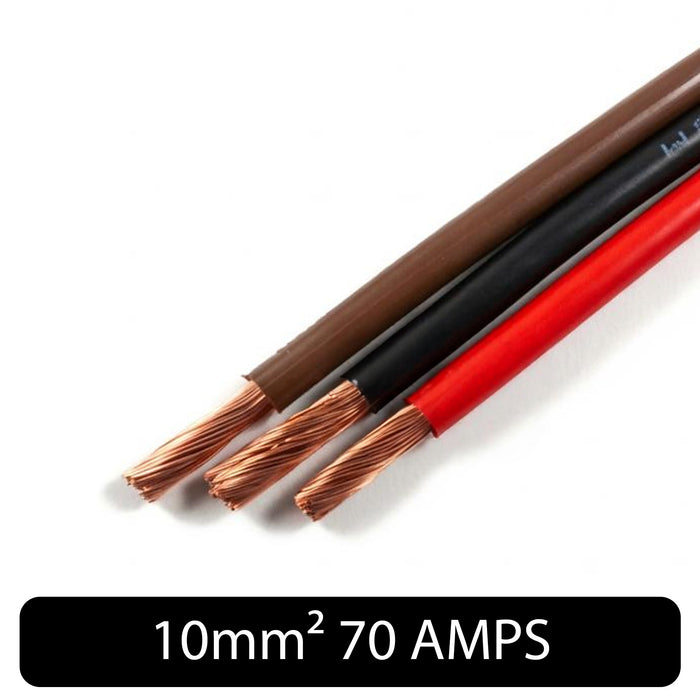10mm² Thin Wall Single Core Cable 8 AWG (70 AMPS)