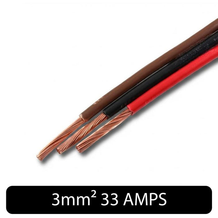 3.0mm² Thin Wall Single Core Cable 13 AWG (33 AMPS)