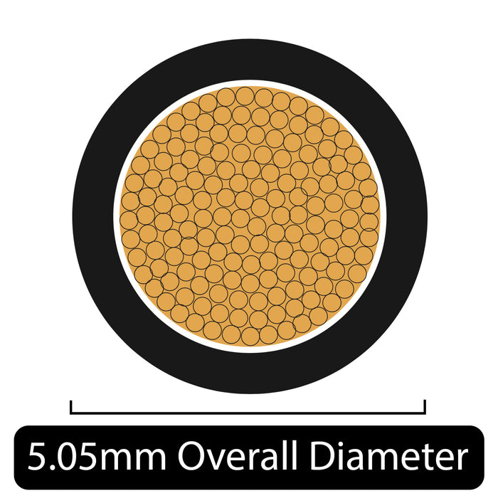 7mm² Thin Wall Single Core Cable (57 AMPS)