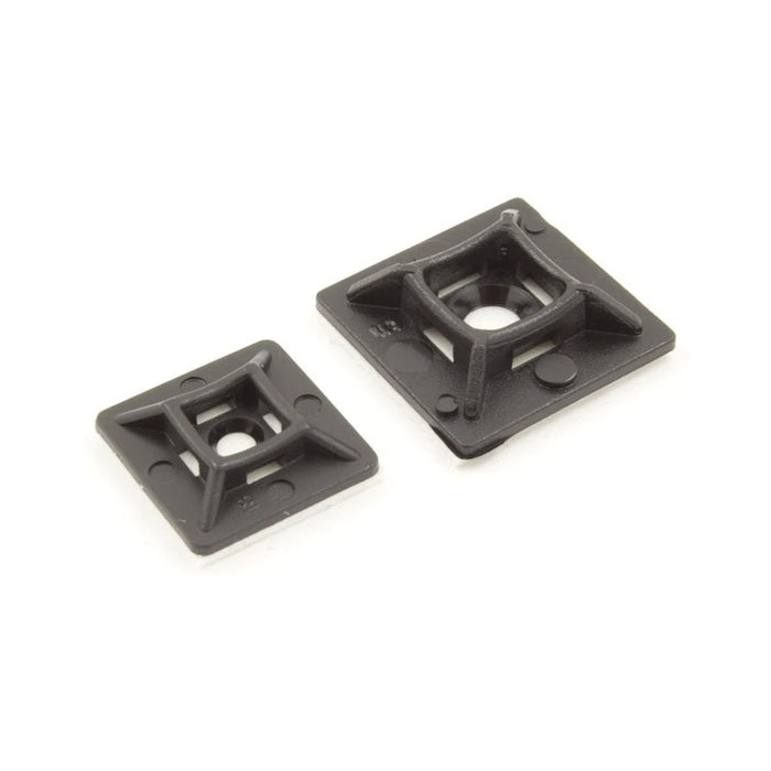 Self Adhesive Cable Tie Mounts- Clips for Wire, Cable, Conduit, Tubing, Sleeving