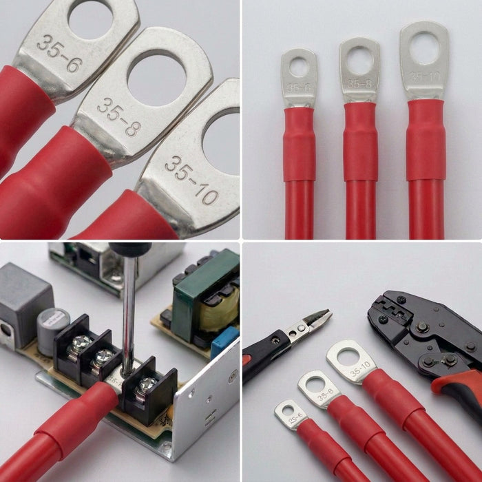 35mm² Red Extra Flexible PVC Copper Battery Lead 240A- CUSTOM