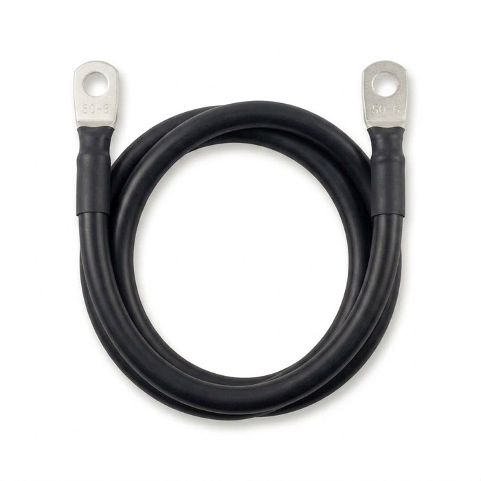 50mm² Black Extra Flexible PVC Copper Battery Lead 345A- CUSTOM