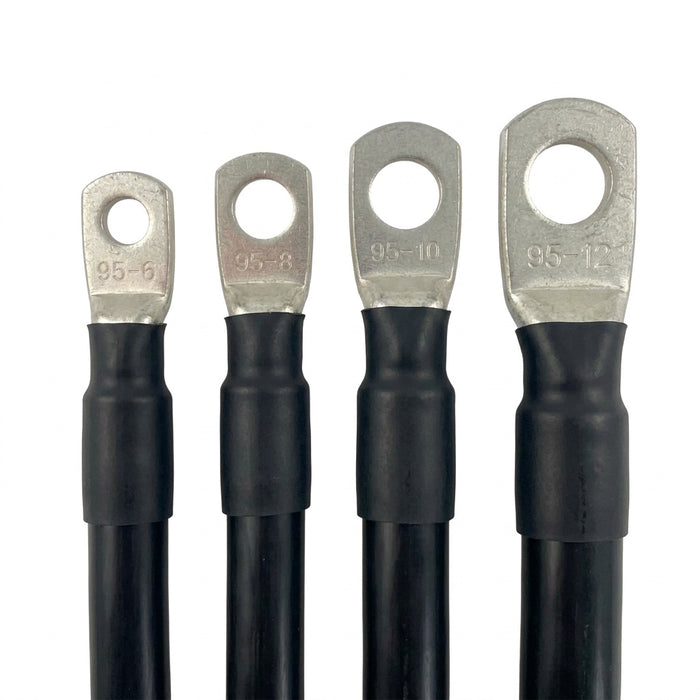 95mm² Black Extra Flexible PVC Copper Battery Lead- Black  500A- CUSTOM
