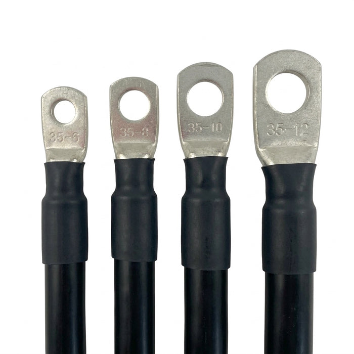 35mm² Black Extra Flexible PVC Copper Battery Lead 240A- CUSTOM