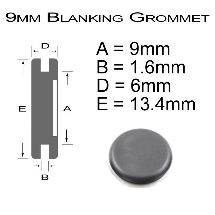 Cable Wiring / Blanking Rubber Grommets- Open / Closed