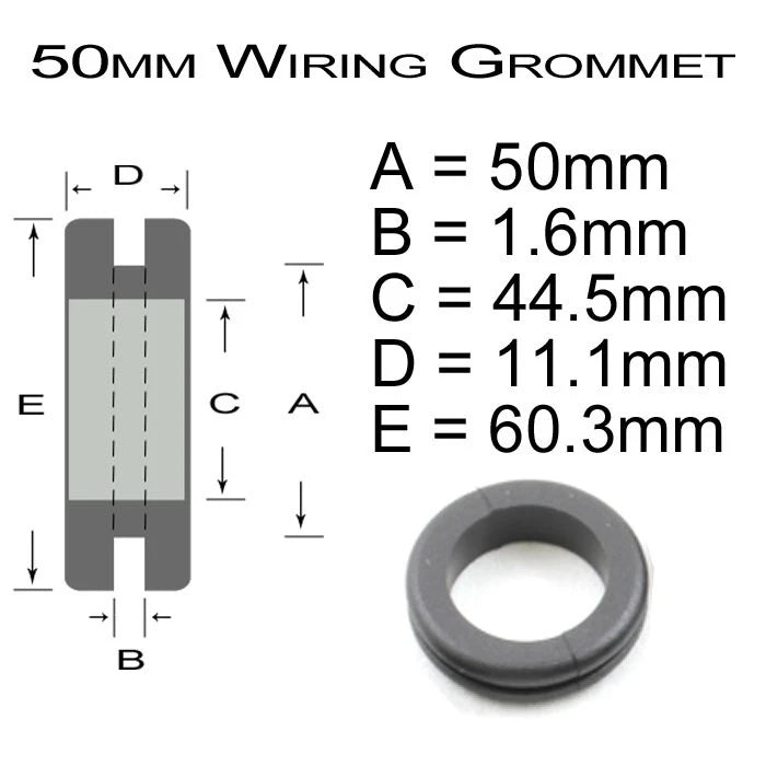Cable Wiring / Blanking Rubber Grommets- Open / Closed
