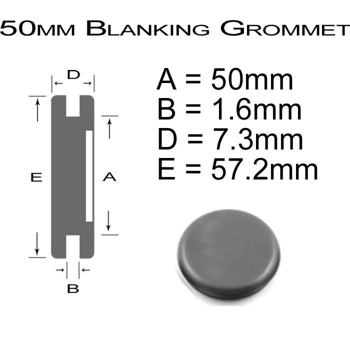 Cable Wiring / Blanking Rubber Grommets- Open / Closed