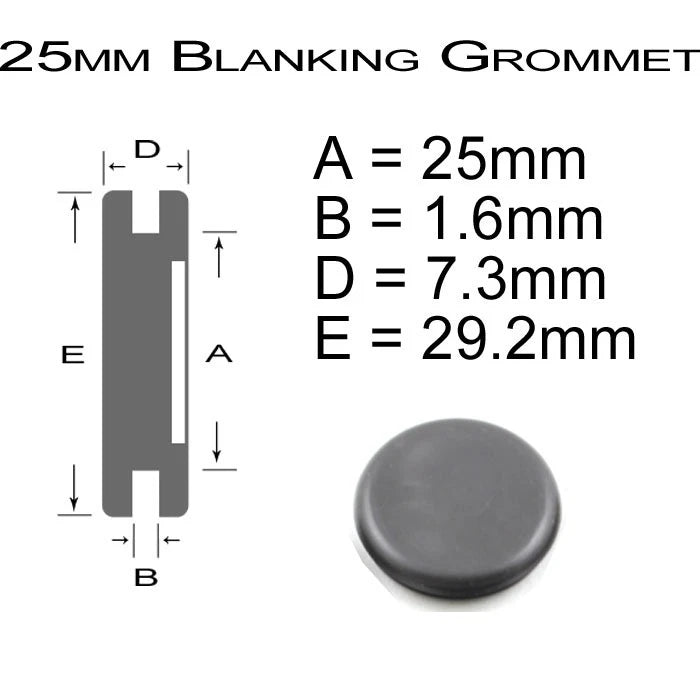 Cable Wiring / Blanking Rubber Grommets- Open / Closed
