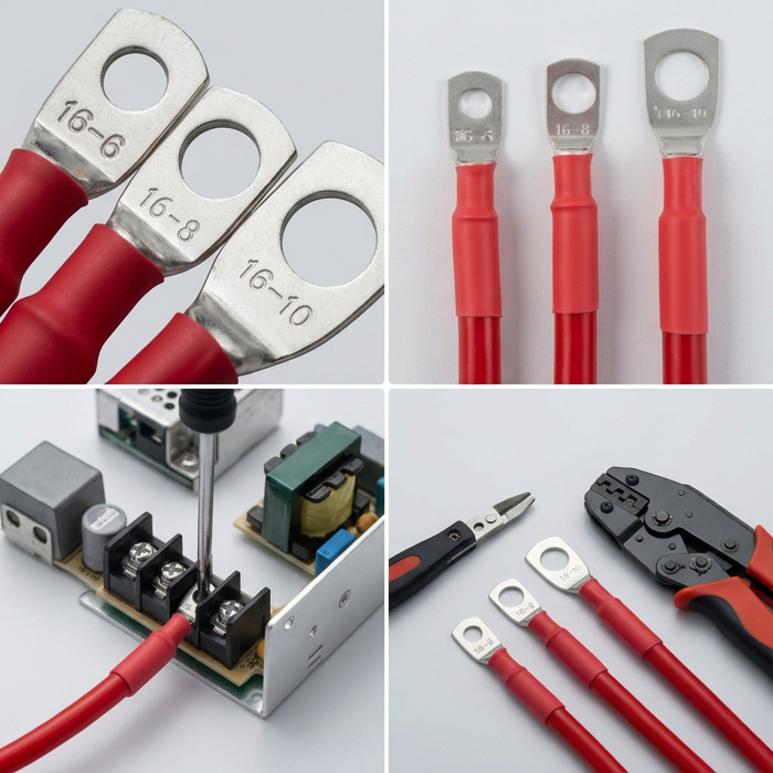 16mm² Red Extra Flexible PVC Copper Battery Lead 110A- CUSTOM