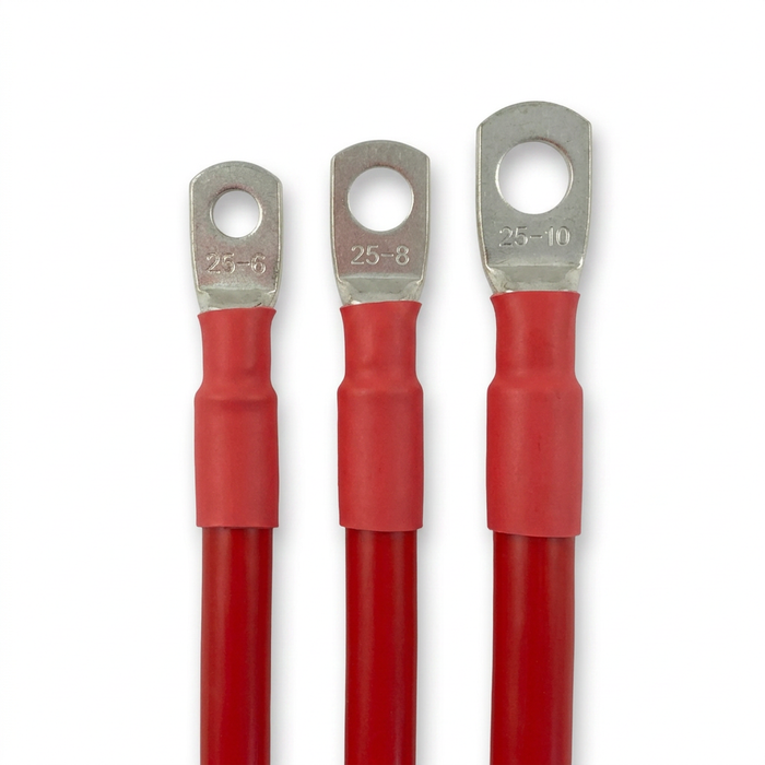 25mm² Red Extra Flexible PVC Copper Battery Lead 170A- CUSTOM