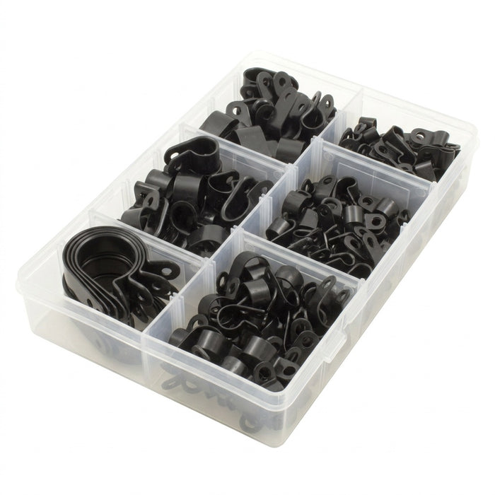 Plastic P Clips- Assorted Box (200 Pces)