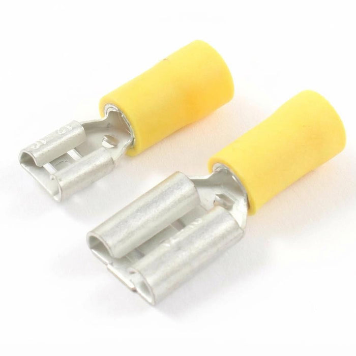 Female Blade Spade Insulated Crimp Terminals