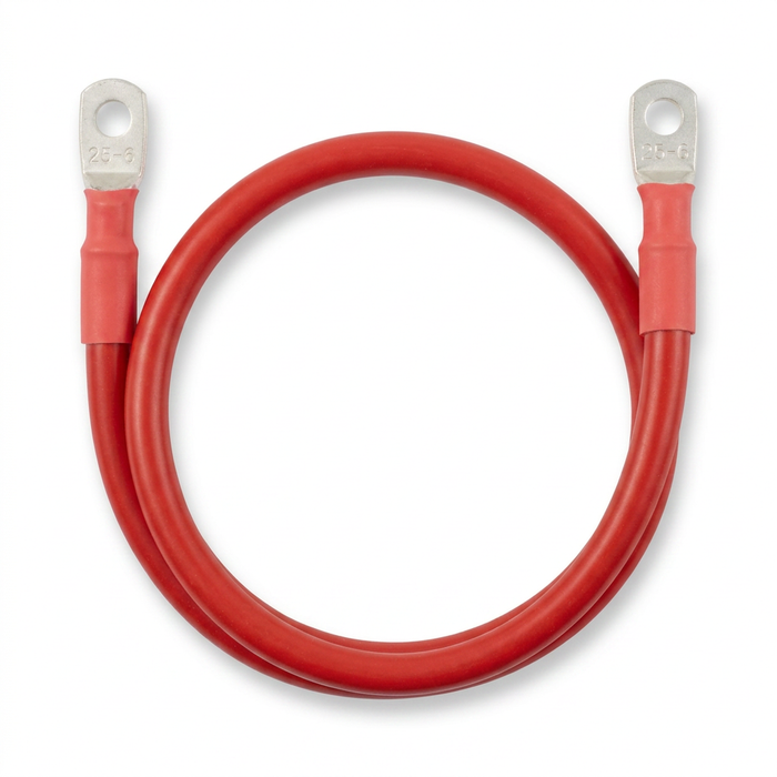 25mm² Red Extra Flexible PVC Copper Battery Lead 170A- CUSTOM