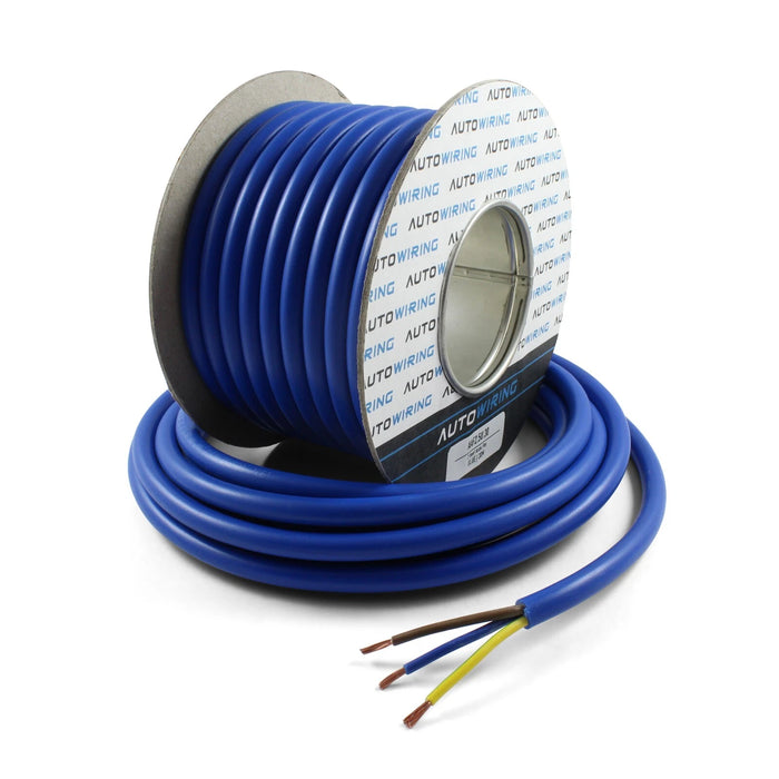 Arctic Grade Blue Flex Cable 3183A – 2.5mm² 3 Core 25A 240V Outdoor Mains Cable